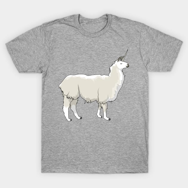 Llamacorn T-Shirt by Sticker Steve